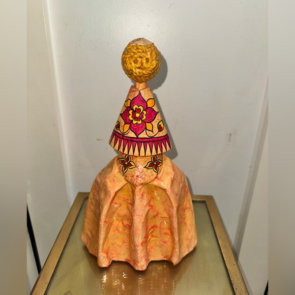 Paper Mache  by Pierre Lavat Mexican Folk Art Doll Figurine - Picture 5 of 8